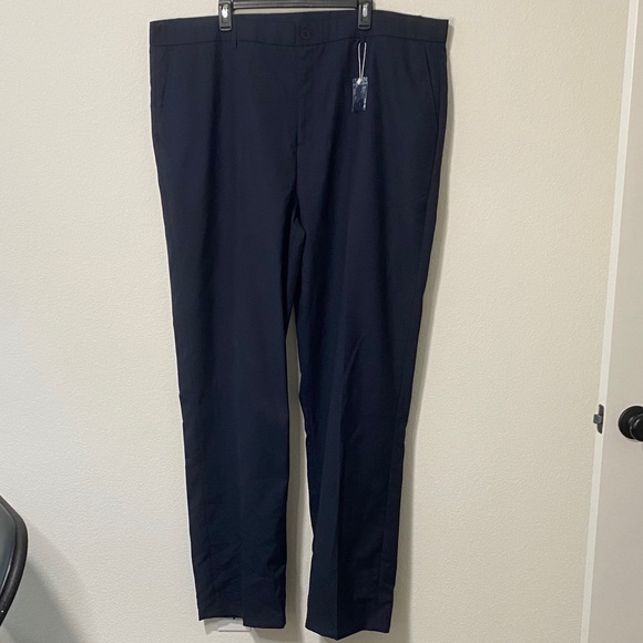 Other - Men's Tall Classic Flat Front Dress Pants Navy